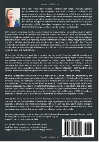 HOMICIDE BY HYGIENE HARDCOVER