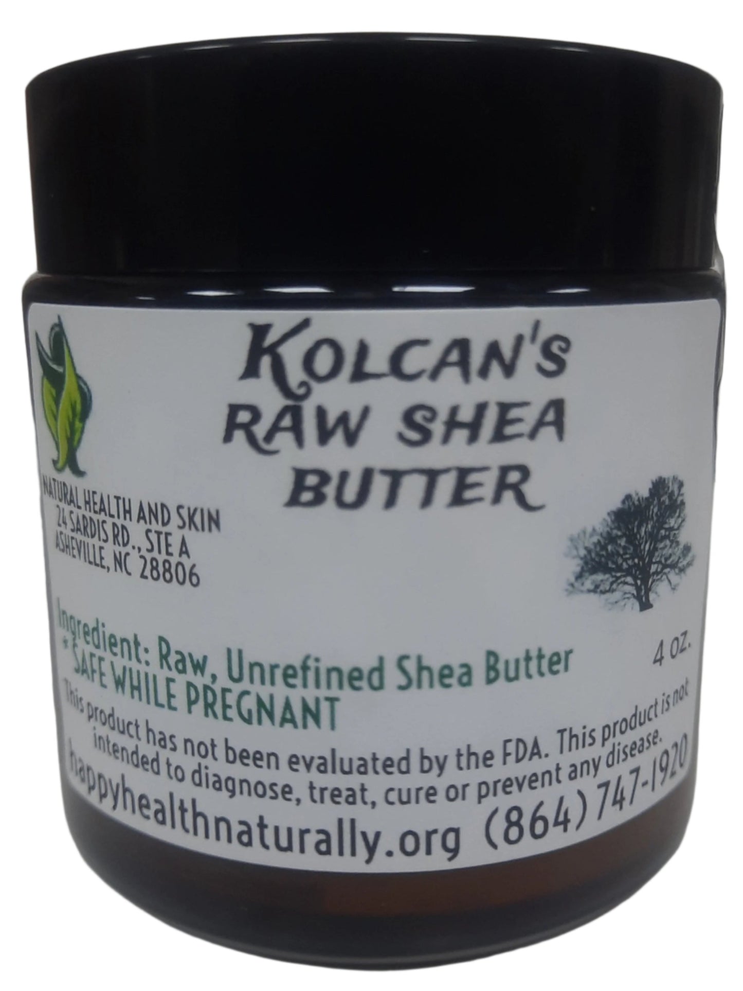 RAW SHEA BUTTER 4 OZ.