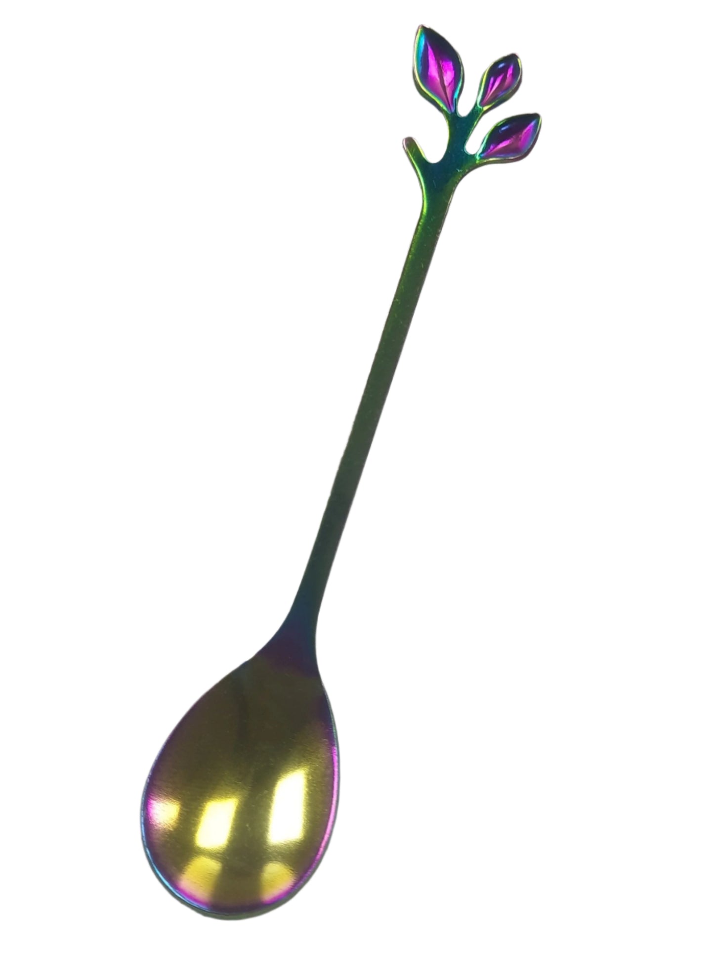 MULTI-COLORED STAINLESS STEEL SPOON