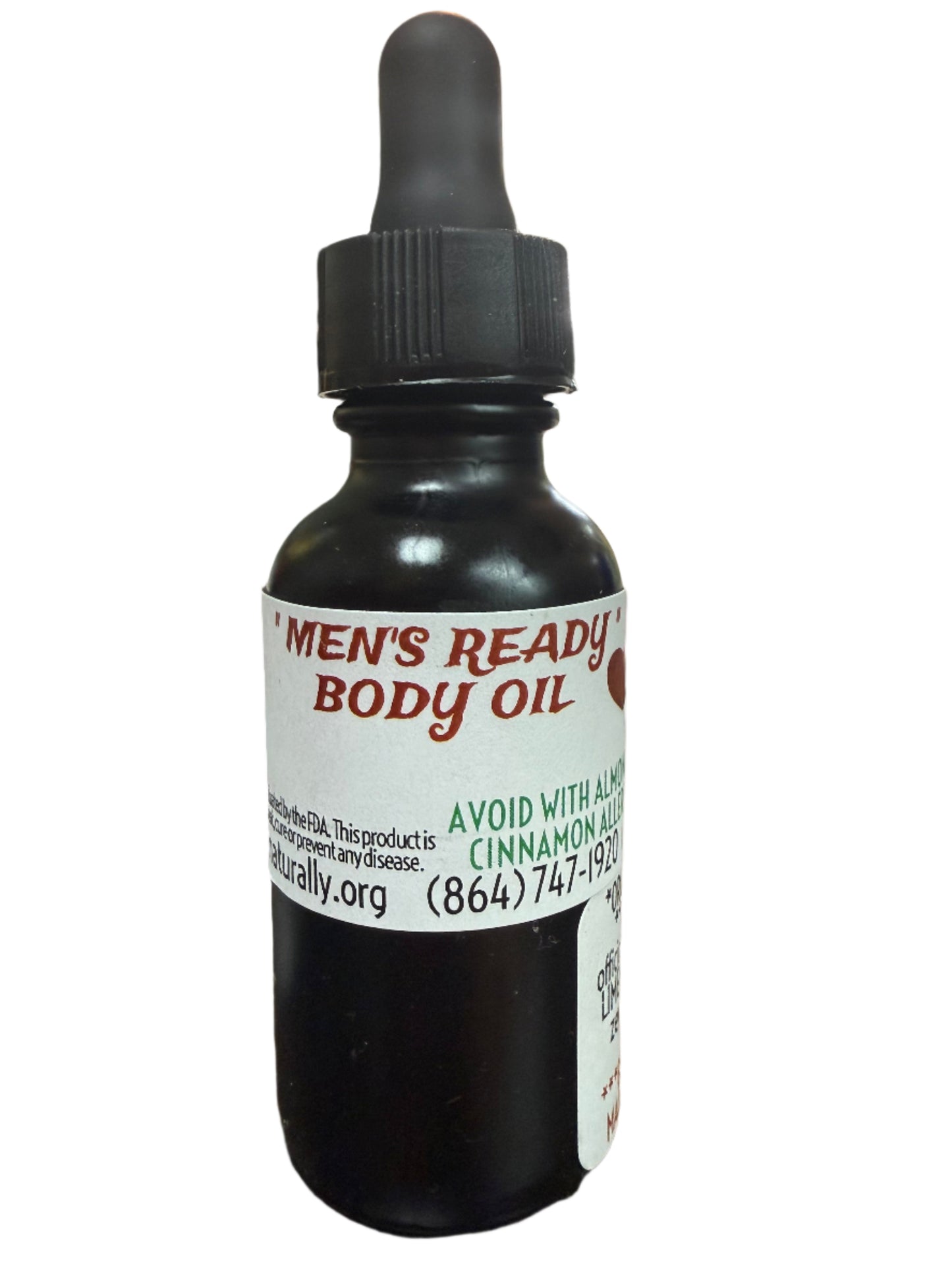 MEN'S READY BODY OIL 1 OZ