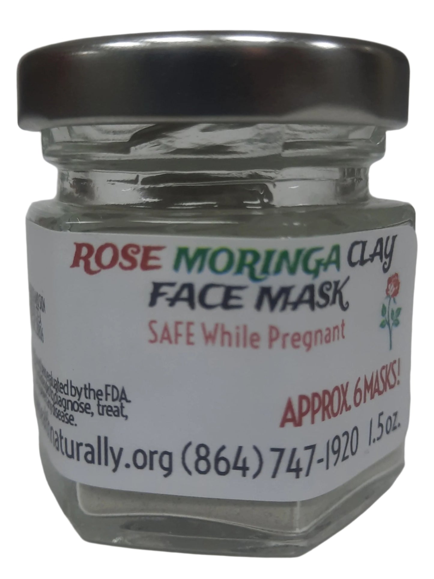 ROSE MORINGA CLAY FACE MASK