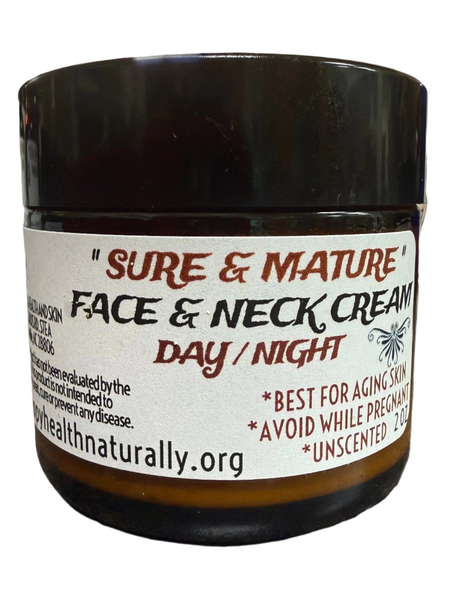 " SURE & MATURE " FACE & NECK CREAM 2 OZ.