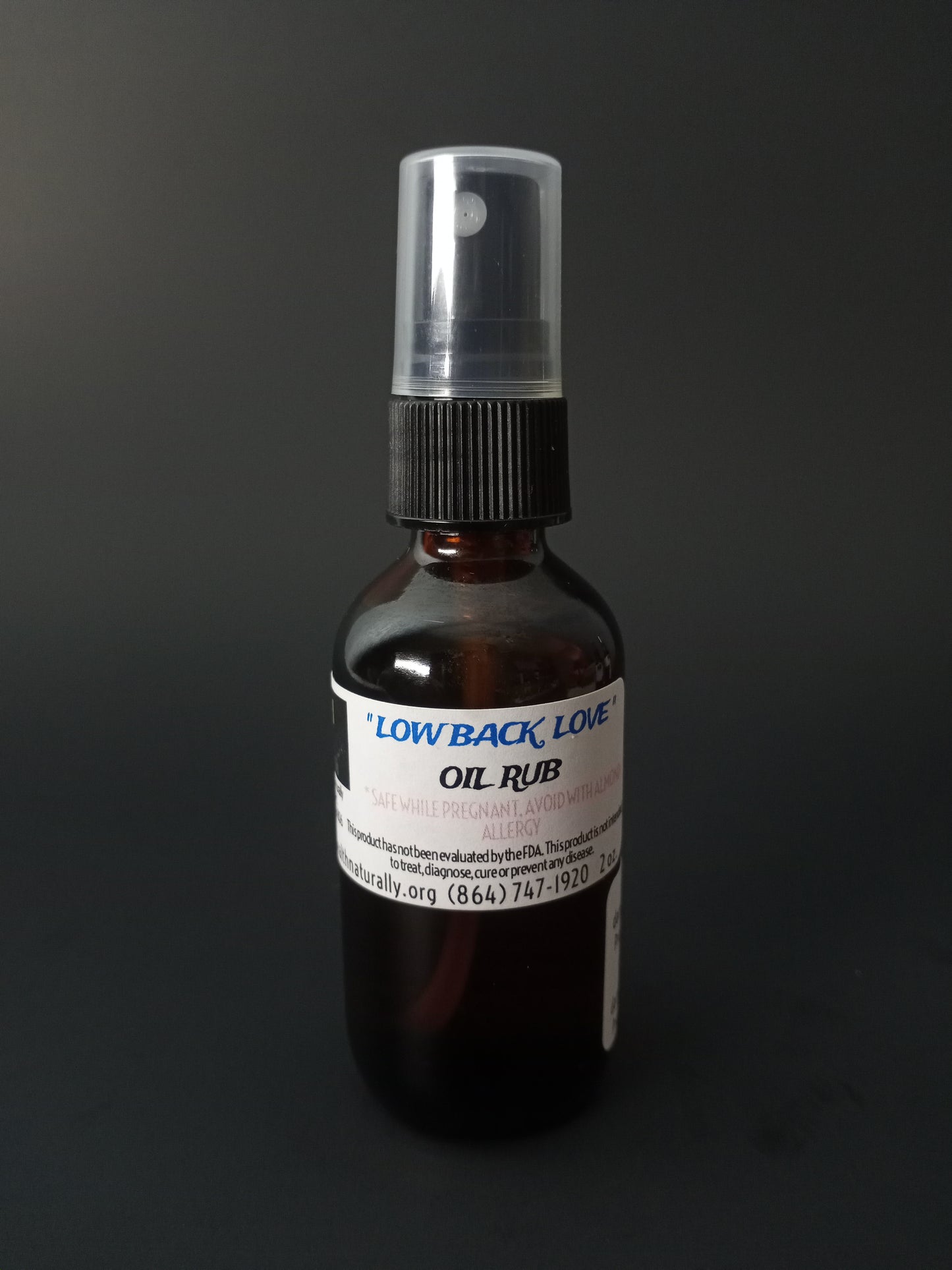 " LOW BACK LOVE " OIL RUB