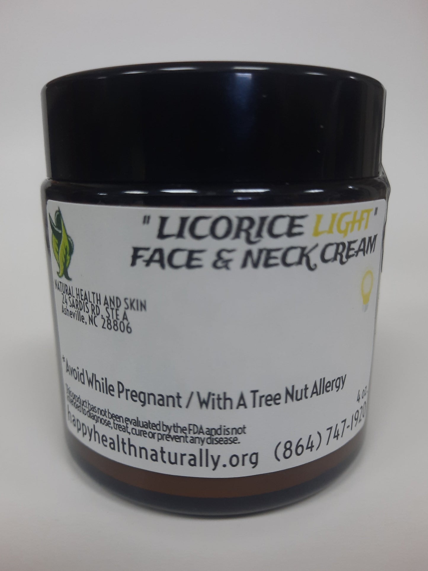 " LICORICE LIGHT " FACE / NECK CREAM 4 OZ  **BEST SELLER !