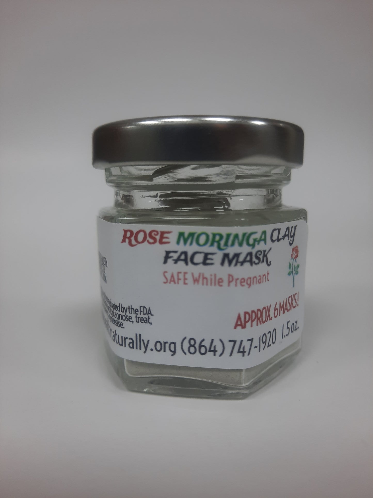 ROSE MORINGA CLAY FACE MASK