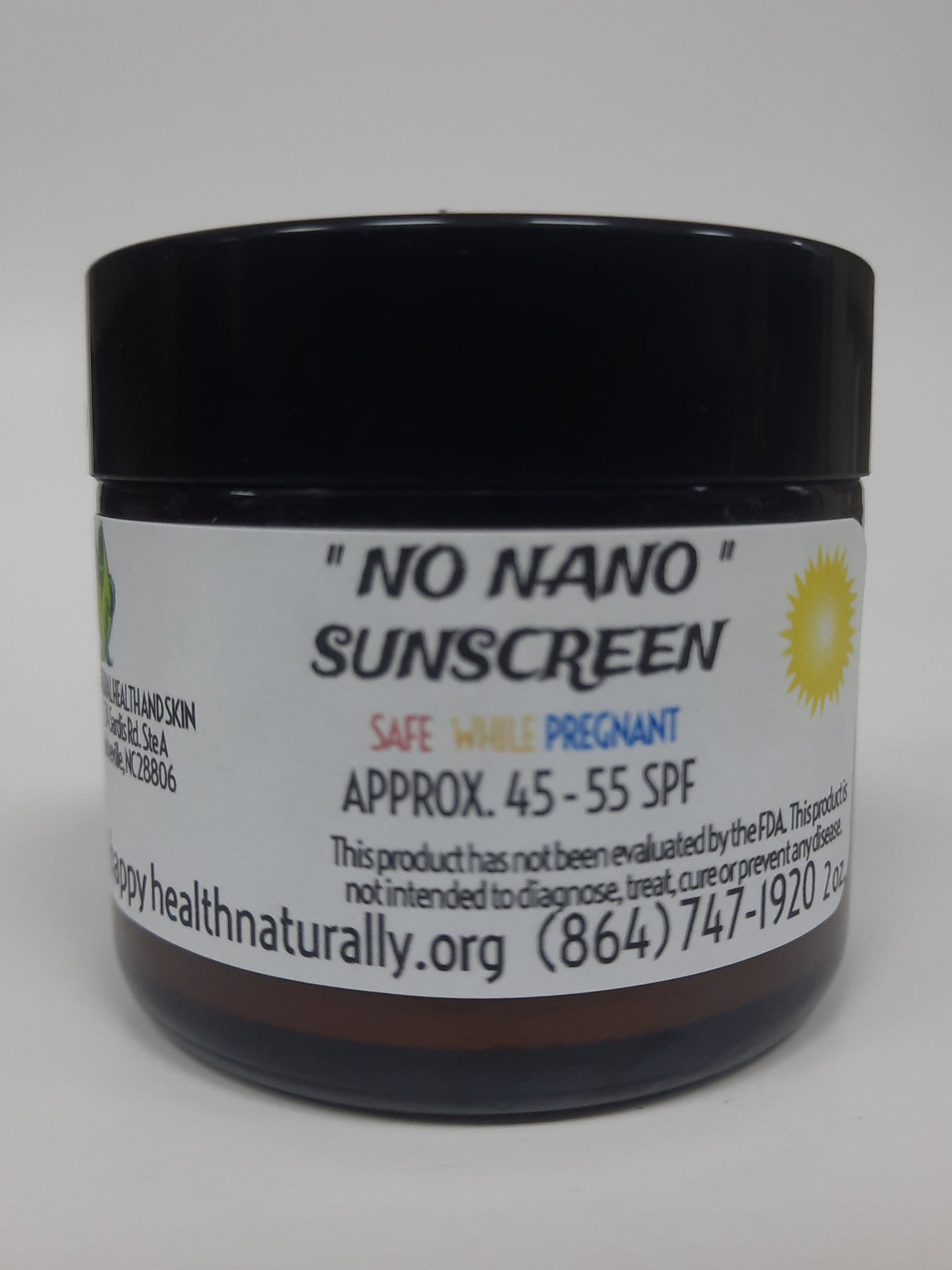 " NO NANO " SUNSCREEN 2 OZ. **BEST SELLER !