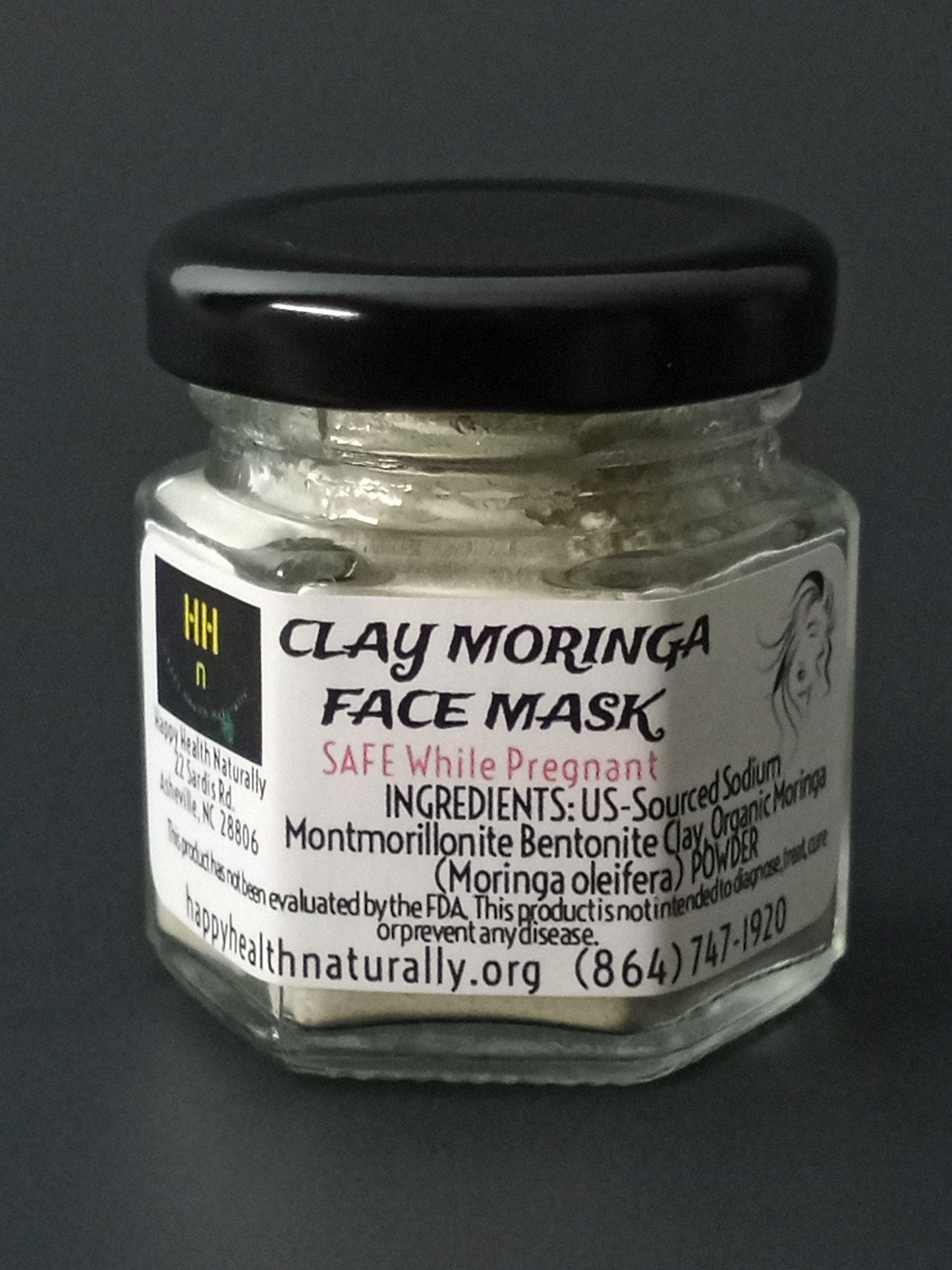 CLAY MORINGA FACE MASK