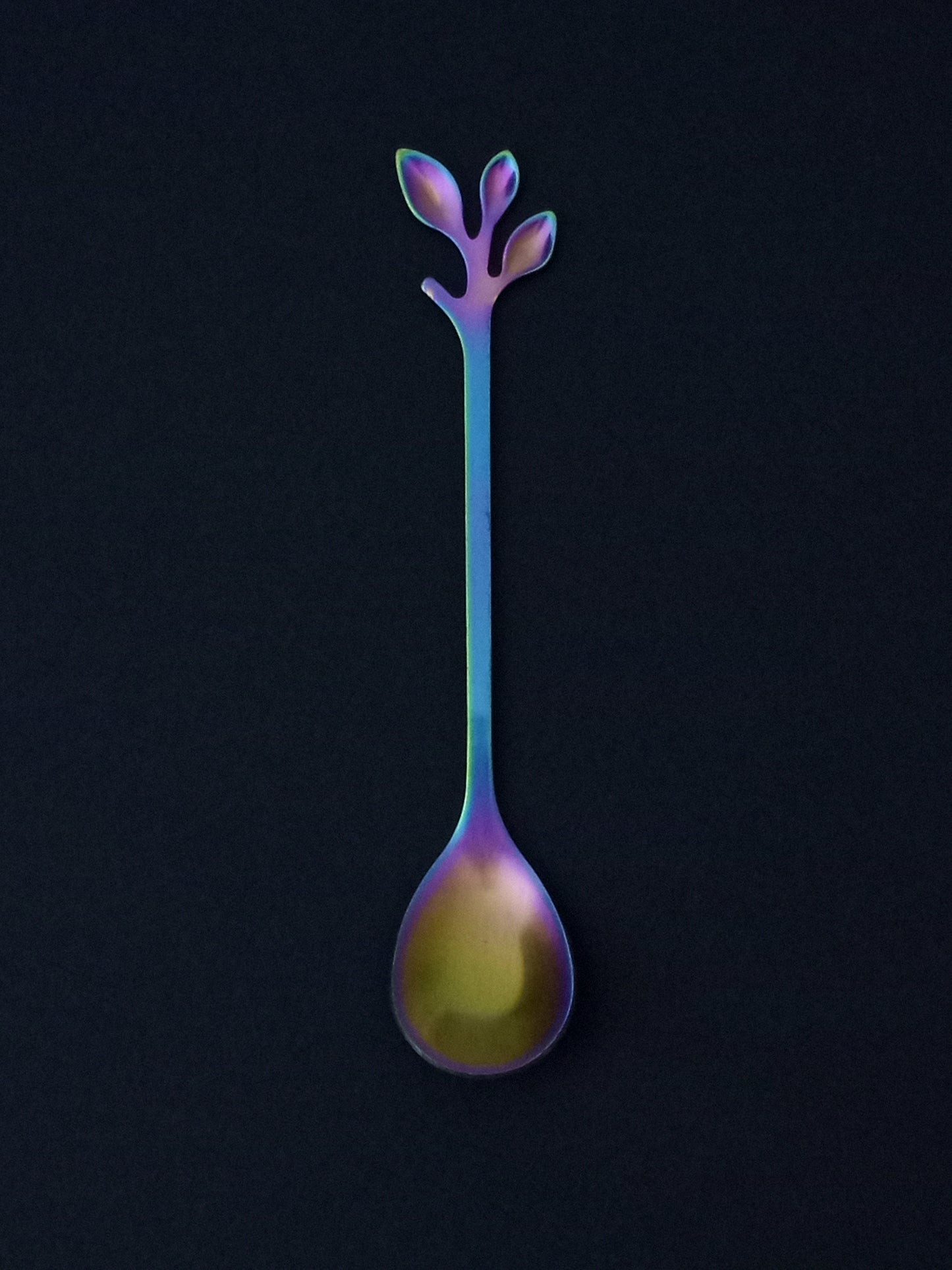 MULTI-COLORED STAINLESS STEEL SPOON