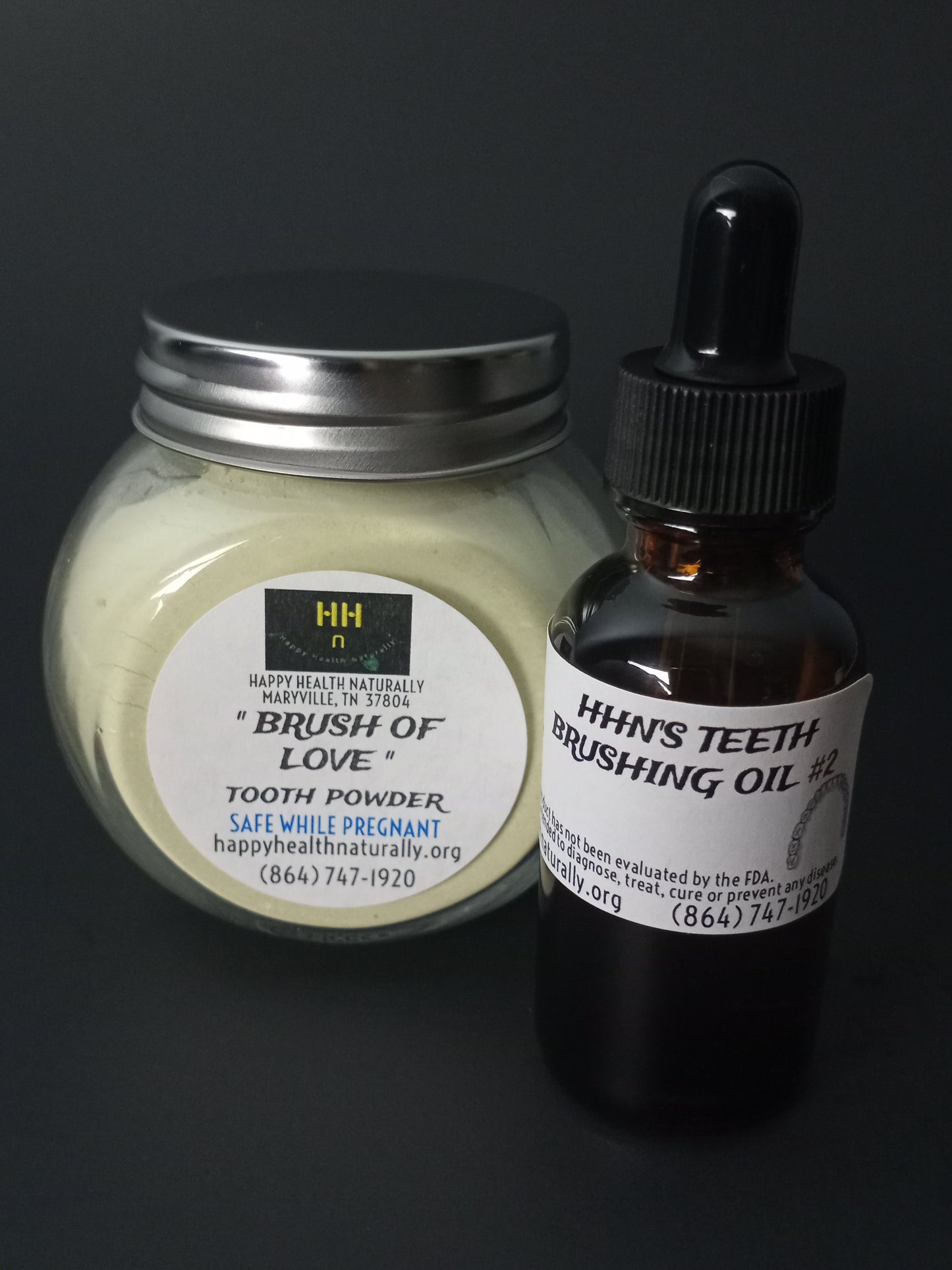 " BRUSH OF LOVE " TOOTH POWDER / TEETH BRUSHING OIL #2 **BEST SELLER !