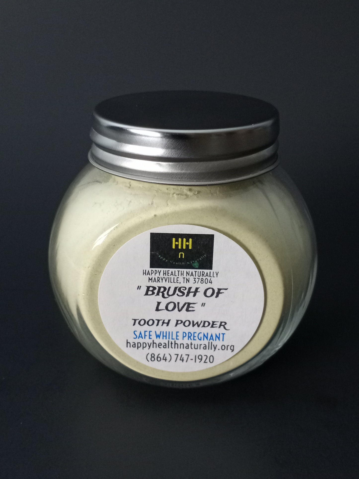 " BRUSH OF LOVE " TOOTH POWDER